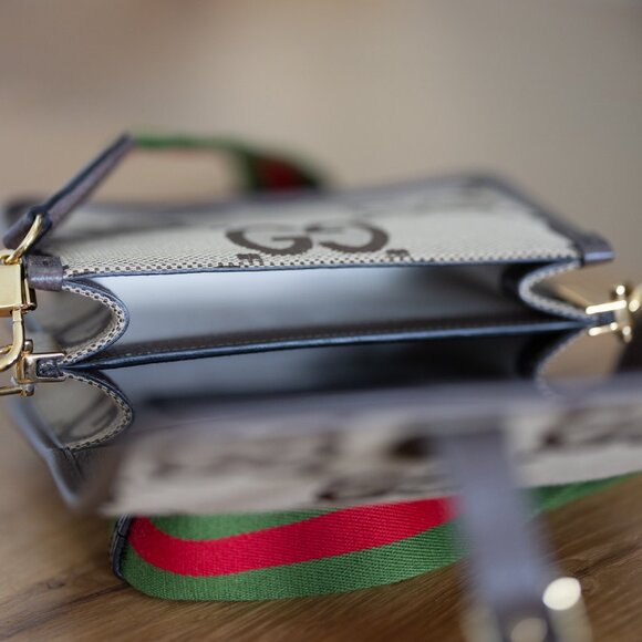 GUCCI Jumbo GG Canvas Shoulder Bag - Picture 11 of 14